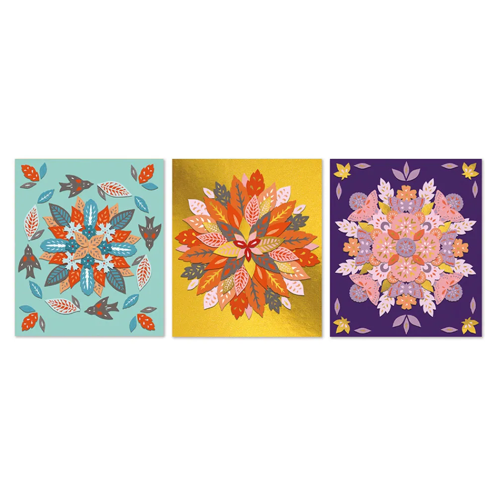 Janod Créations 3D|Collection "Les Ateliers Du Calme"*3 Mandalas Nature