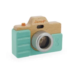 Janod Imitation Métiers|Jouets Musicaux*Appareil Photo Sonore et Lumineux Bleu