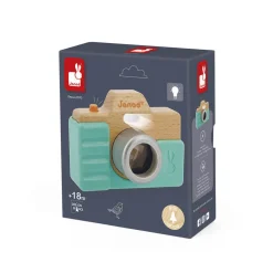 Janod Imitation Métiers|Jouets Musicaux*Appareil Photo Sonore et Lumineux Bleu