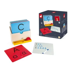 Janod Jeux Éducatifs Primaire|Jeux Éducatifs Chiffres & Lettres*Apprendre à Ecrire - Essentiel (bois)