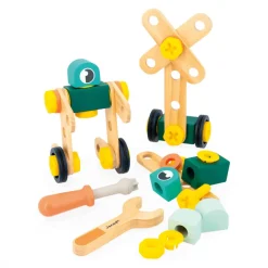 Janod Établis, Outils & Bricolage*Baril Brico'Kids 50 pièces (bois)