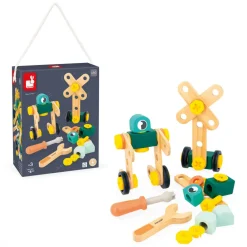 Janod Établis, Outils & Bricolage*Baril Brico'Kids 50 pièces (bois)