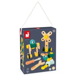 Janod Établis, Outils & Bricolage*Baril Brico'Kids 50 pièces (bois)