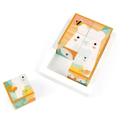 Janod Cubes & Pyramides*Barquette 6 Cubes Pure (bois)