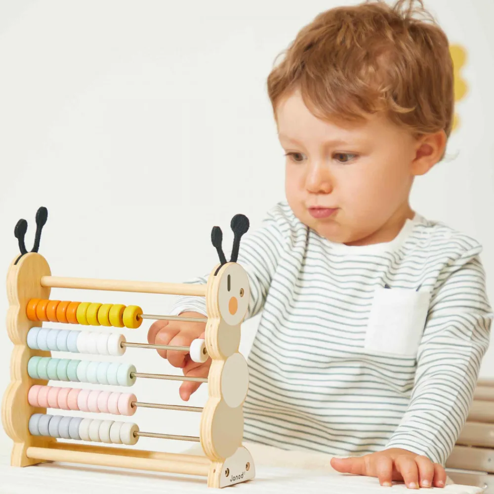 Janod Jeux Éducatifs Maternelle|Jeux Éducatifs Chiffres & Lettres*Boulier Chenille Sweet Cocoon