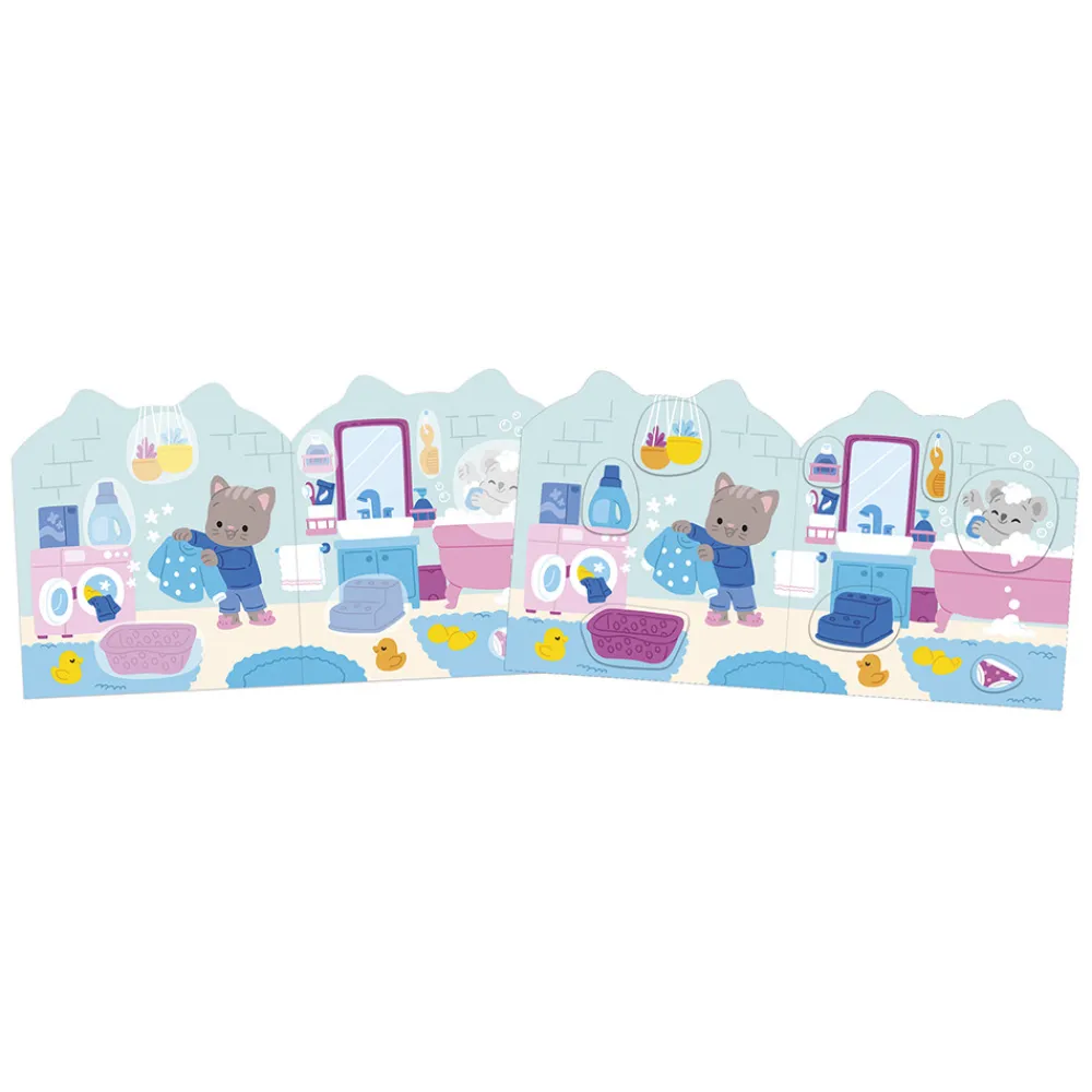 Janod Mosaïques & Gommettes*Cahier de Stickers et Décors La Maison