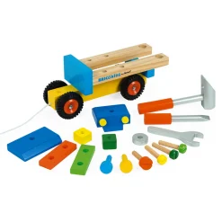 Janod Véhicules, Garages & Voitures|Établis, Outils & Bricolage*Camion de bricolage (bois)