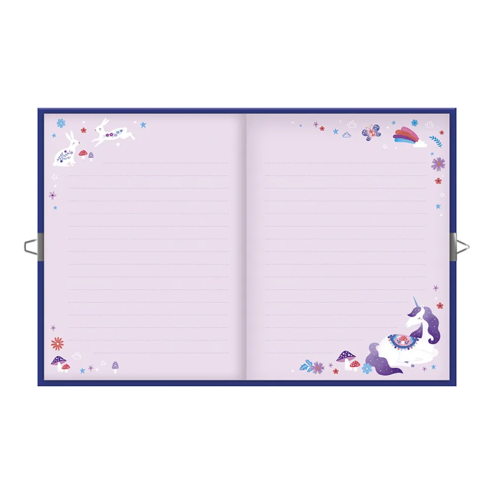 Janod Tampons & Papeterie*Carnet Secret Licorne Dreamland