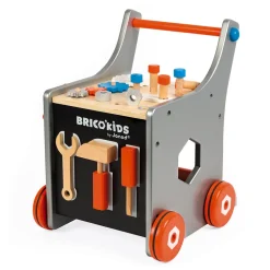 Janod Établis, Outils & Bricolage|Jouets À Bascule, Porteurs & Chariots*Chariot magnétique Brico'Kids (bois)