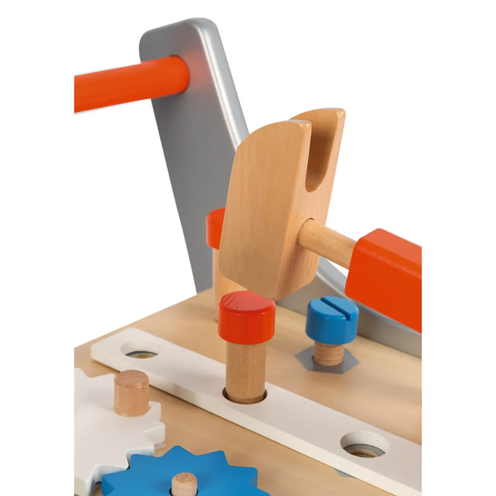 Janod Établis, Outils & Bricolage|Jouets À Bascule, Porteurs & Chariots*Chariot magnétique Brico'Kids (bois)