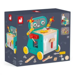 Janod Établis, Outils & Bricolage|Jouets À Bascule, Porteurs & Chariots*Chariot Robot Brico'Kids