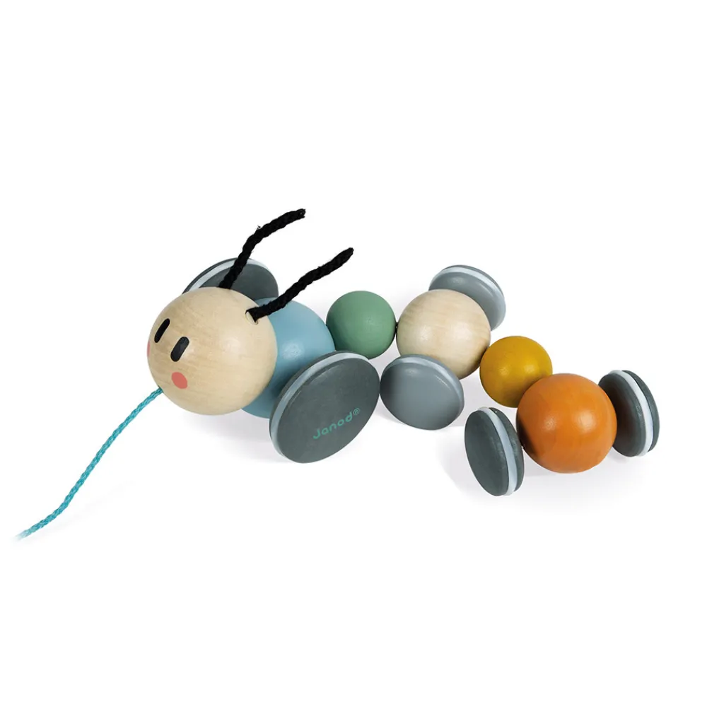 Janod Jouets À Promener & À Pousser*Chenille à Promener Sweet Cocoon (bois)