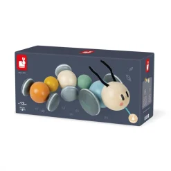 Janod Jouets À Promener & À Pousser*Chenille à Promener Sweet Cocoon (bois)