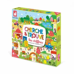 Janod Jeux De Mémoire & D'Associations|Jeux Éducatifs Maternelle*Cherche et Trouve les Chiffres
