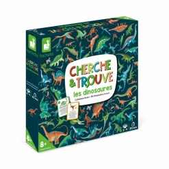 Janod Jeux De Mémoire & D'Associations|Jeux Éducatifs Primaire*Cherche et Trouve les Dinosaures