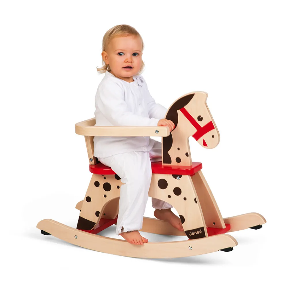 Janod Jouets À Bascule, Porteurs & Chariots*Cheval à Bascule Caramel (bois)