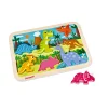 Janod Puzzles En Bois Premier Âge|Puzzles En Bois Premier Âge*Chunky Puzzle Dinosaures 7 pièces