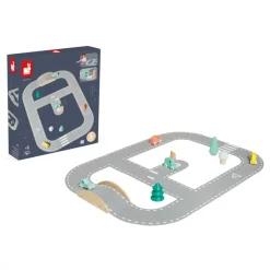 Janod Trains & Circuits|Véhicules, Garages & Voitures*Circuit en Feutrine Bolid