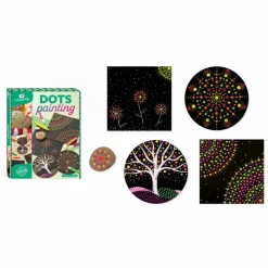 Janod Peinture Par Numéro & Coloriage*Coffret créatif Dots Painting
