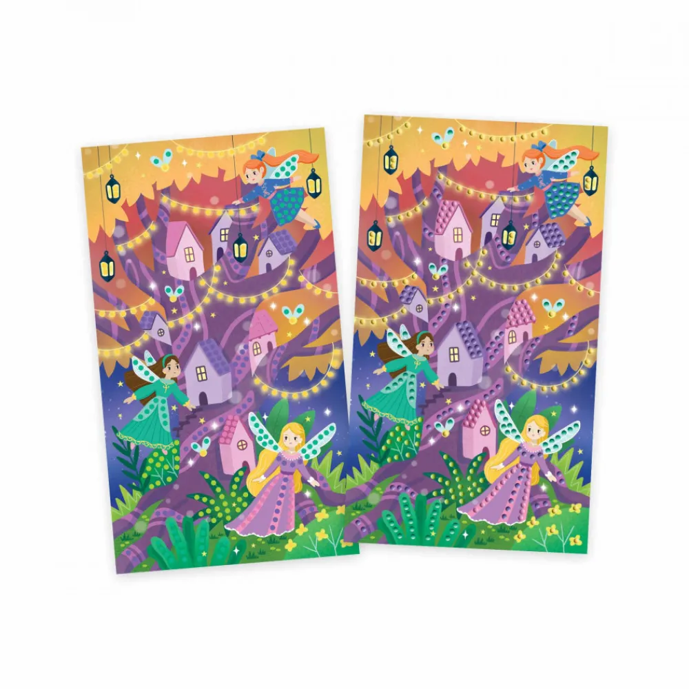 Janod Sable, Paillettes, Dorure & Strass|Collection "Les Ateliers Du Calme"*Coffret créatif Mini Strass Magie