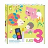 Janod Peinture Par Numéro & Coloriage|Tampons & Papeterie*Coffret Créatif Multiactivités - 3 ans