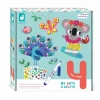 Janod Peinture Par Numéro & Coloriage|Mosaïques & Gommettes*Coffret Créatif Multiactivités - 4 ans