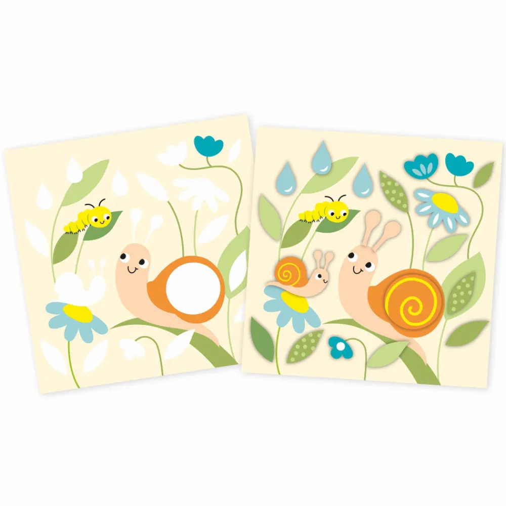 Janod Peinture Par Numéro & Coloriage|Mosaïques & Gommettes*Coffret Créatif Multiactivités - 4 ans