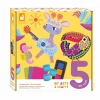Janod Peinture Par Numéro & Coloriage|Mosaïques & Gommettes*Coffret Créatif Multiactivités - 5 ans
