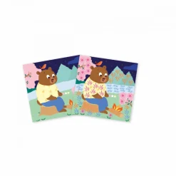 Janod Peinture Par Numéro & Coloriage|Mosaïques & Gommettes*Coffret Créatif Multiactivités - 5 ans
