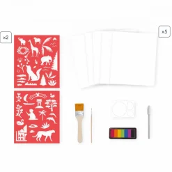 Janod Peinture Par Numéro & Coloriage*Coffret Créatif Peinture Sunset Lover