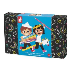Janod Peinture Par Numéro & Coloriage*Coffret de Coloriage