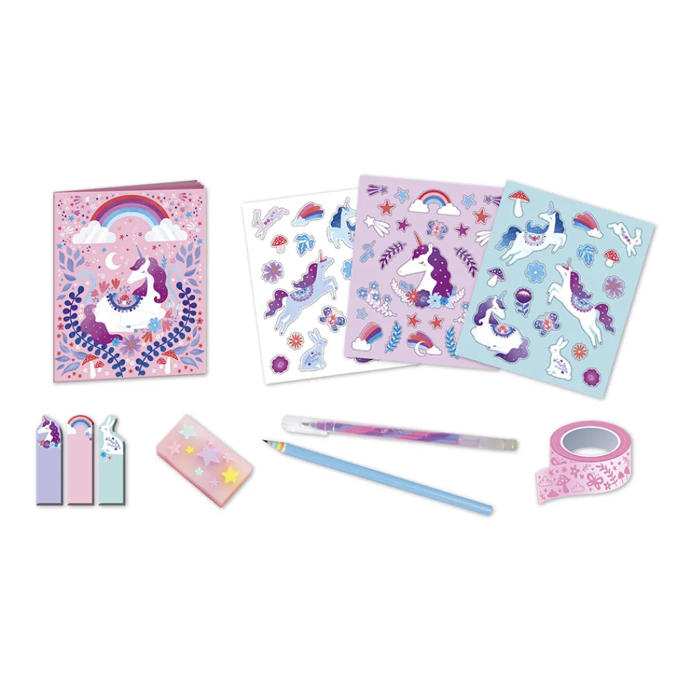 Janod Tampons & Papeterie*Coffret Papeterie Licorne Dreamland