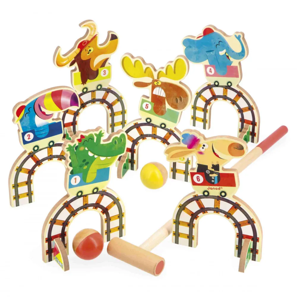 Janod Sports & Activités D'Extérieur*Croquet Grand Huit Applepop