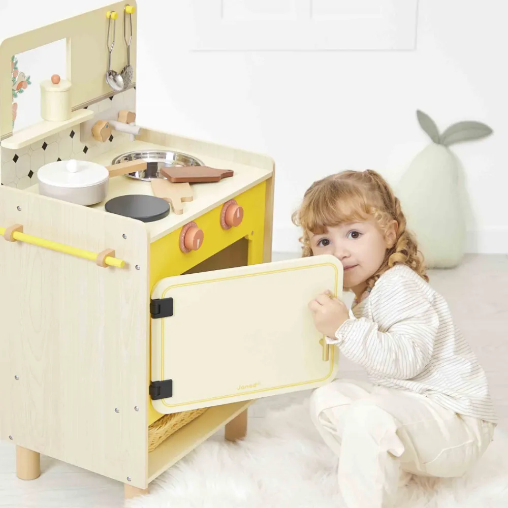 Janod Cuisines, Dinettes & Marchandes*Cuisine en bois Mamie Soleil