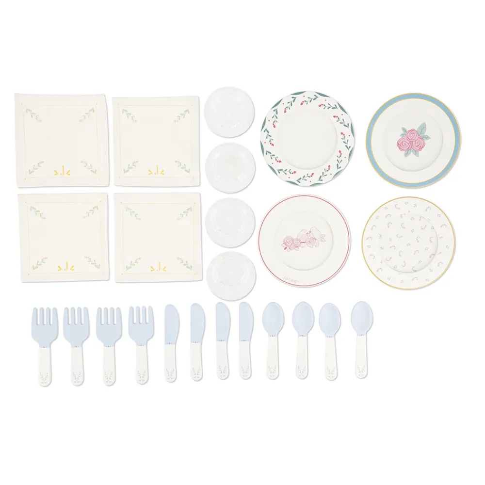 Janod Accessoires Poupons, Poupées & Ménage|Cuisines, Dinettes & Marchandes*Dinette en valisette Mamie Soleil