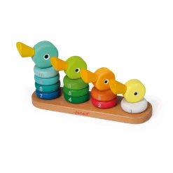 Janod Manipulation & Encastrement*Empilable duck Family (bois)