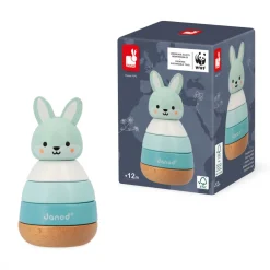Janod Manipulation & Encastrement*Empilable Lapin - Partenariat WWF®