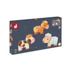 Janod Jouets Magnétiques*Funny Magnet - Ferme (bois)