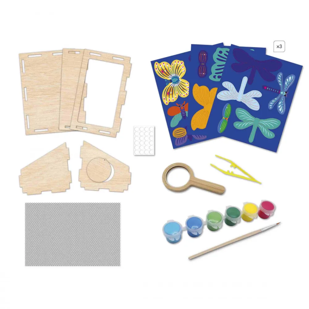 Janod Créations 3D|Cartes À Gratter*Garden Explorer - Mallette Explorateur