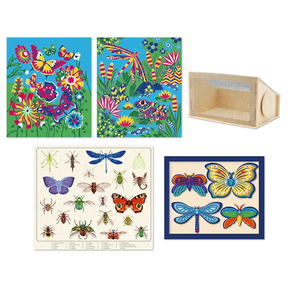 Janod Créations 3D|Cartes À Gratter*Garden Explorer - Mallette Explorateur