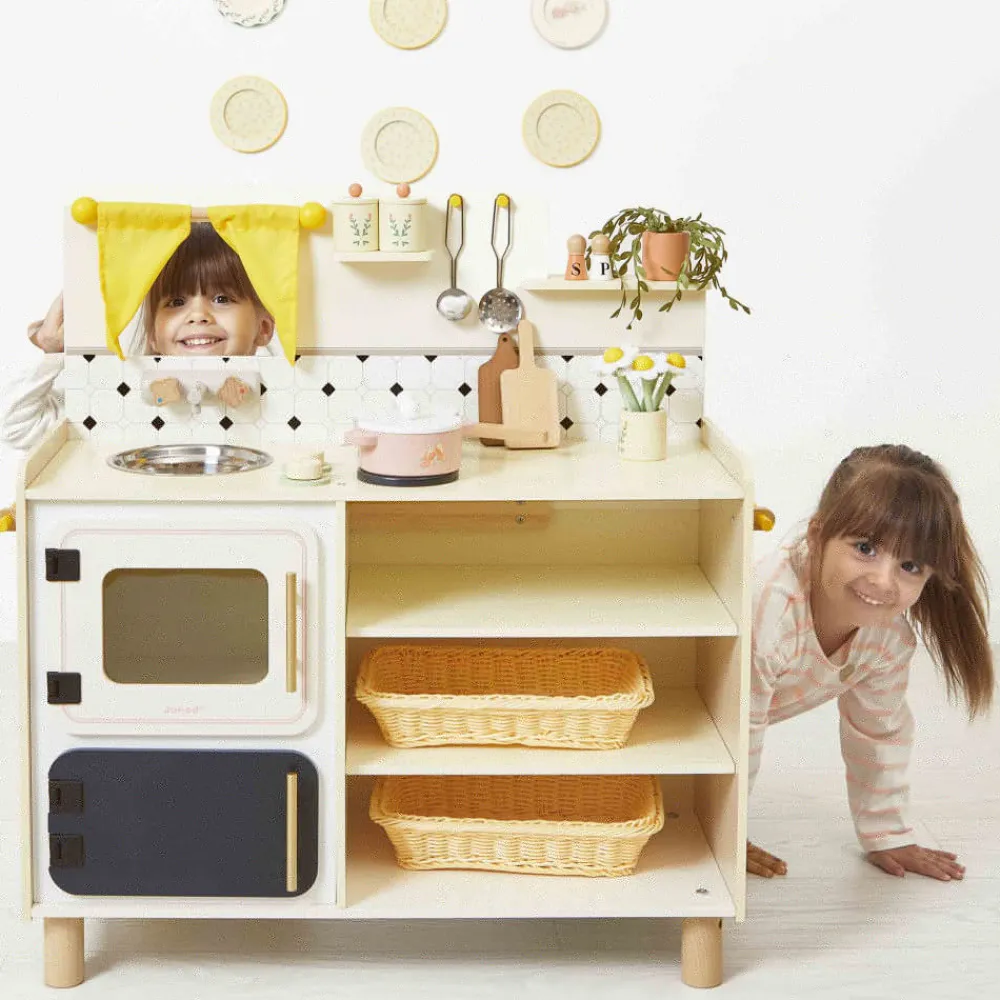 Janod Cuisines, Dinettes & Marchandes*Grande Cuisine en bois Mamie Soleil