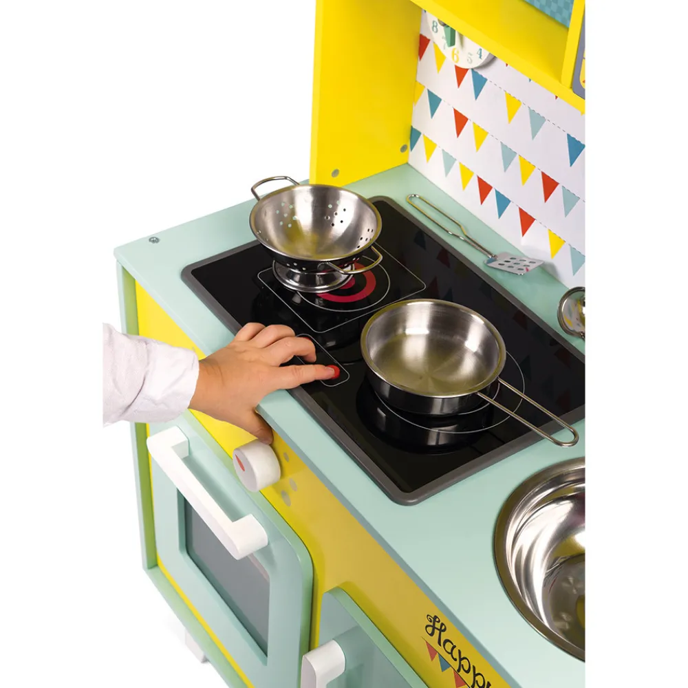 Janod Cuisines, Dinettes & Marchandes*Grande Cuisine Happy Day (bois)