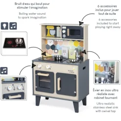 Janod Cuisines, Dinettes & Marchandes*Grande Cuisine Mozaïc en bois