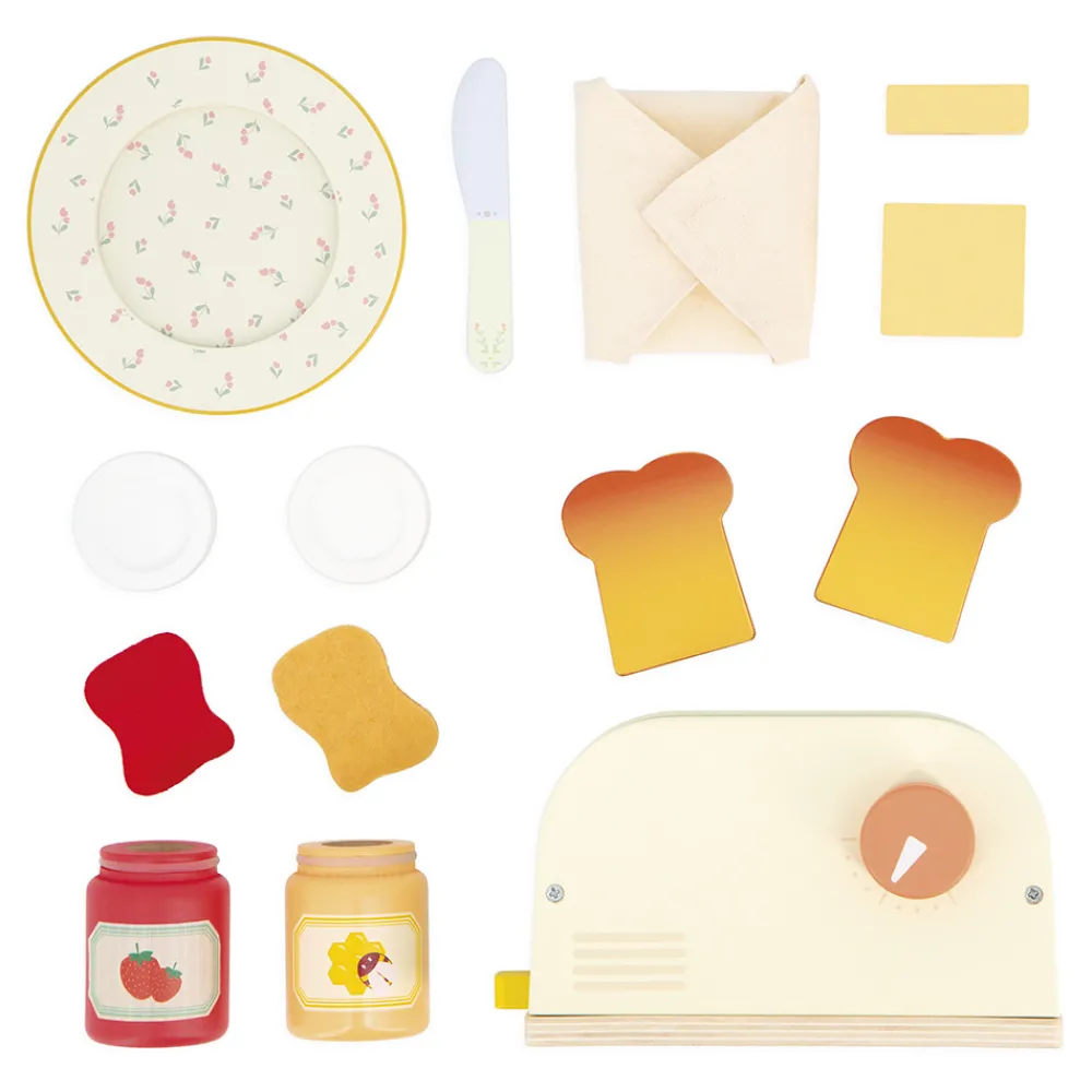 Janod Cuisines, Dinettes & Marchandes*Grille Pain et accessoires Mamie Soleil