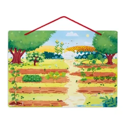 Janod Jeux Éducatifs Magnétiques*Jardin magnétique (bois)