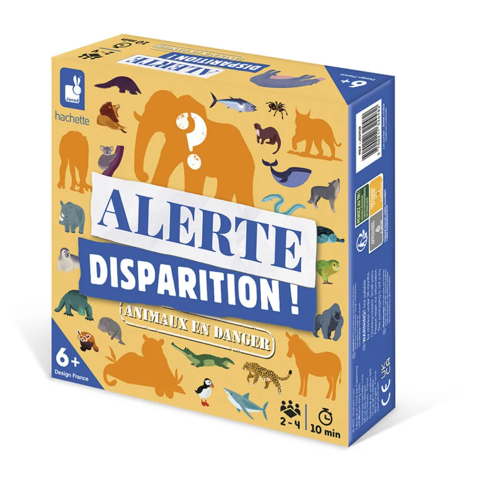 Janod Jeux De Mémoire & D'Associations|Jeux Éducatifs Primaire*Jeu Alerte Disparition ! Animaux Menacés