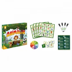 Janod Jeux De Mémoire & D'Associations|Jeux Éducatifs Science & Géographie*Jeu Animalix - Quel Animal es-tu