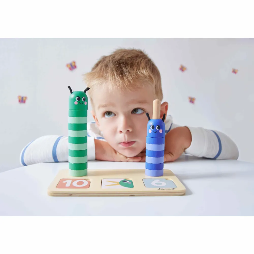 Janod Jeux Éducatifs Maternelle|Jeux Éducatifs Chiffres & Lettres*Jeu Composition et Comparaison des nombres