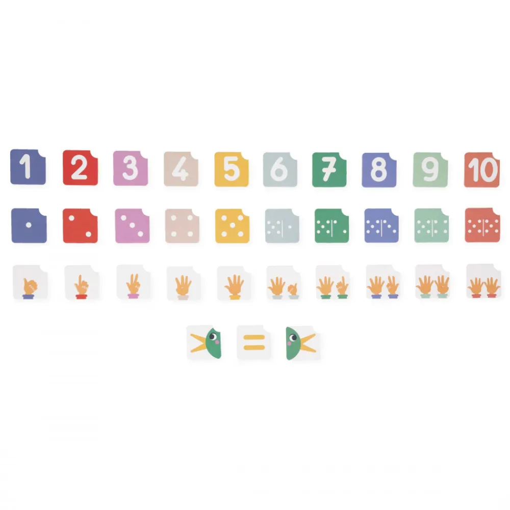 Janod Jeux Éducatifs Maternelle|Jeux Éducatifs Chiffres & Lettres*Jeu Composition et Comparaison des nombres