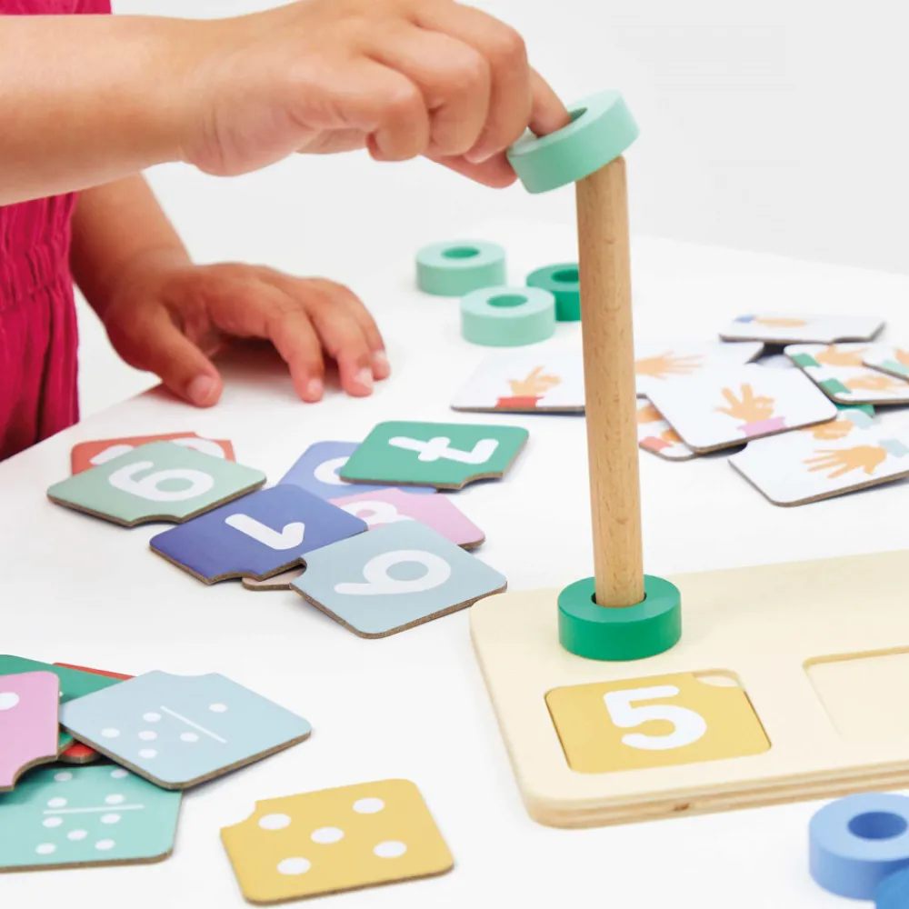 Janod Jeux Éducatifs Maternelle|Jeux Éducatifs Chiffres & Lettres*Jeu Composition et Comparaison des nombres